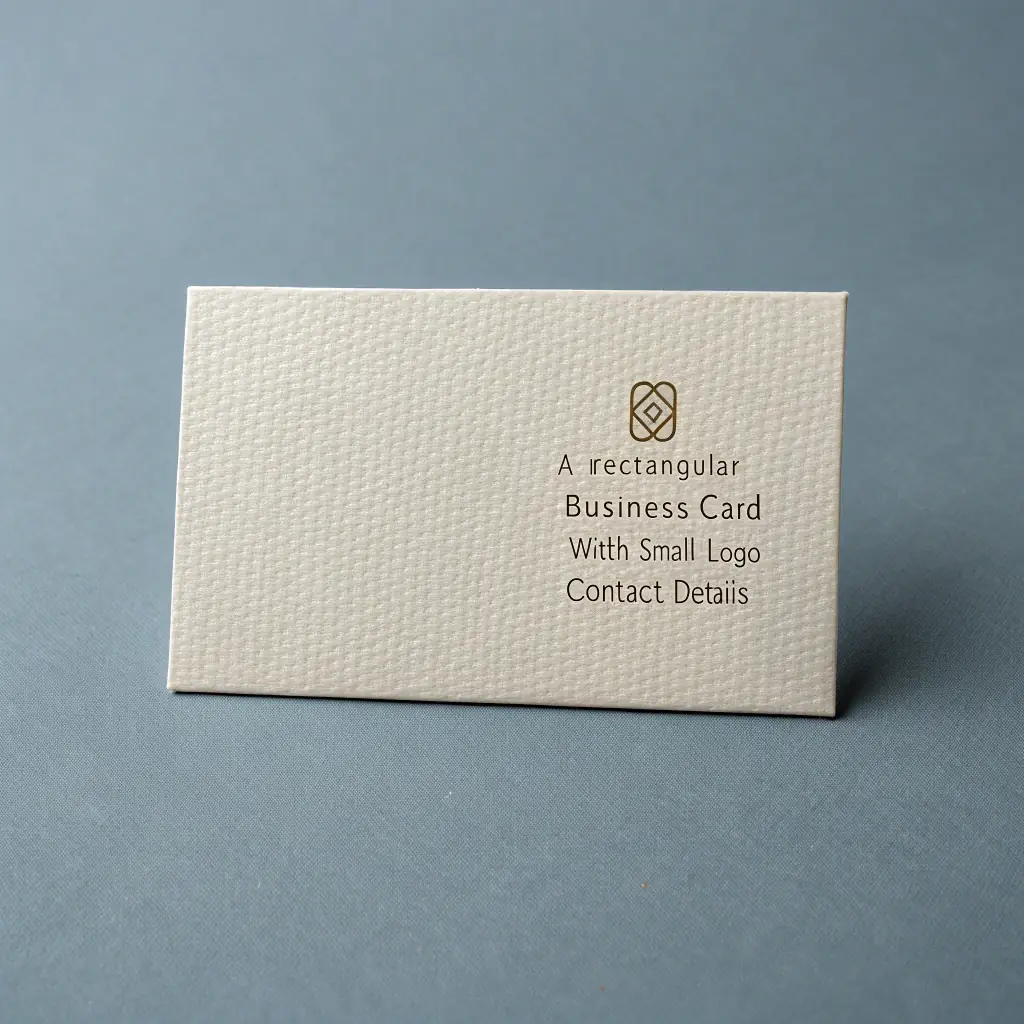 Vintage Letterpress Card
