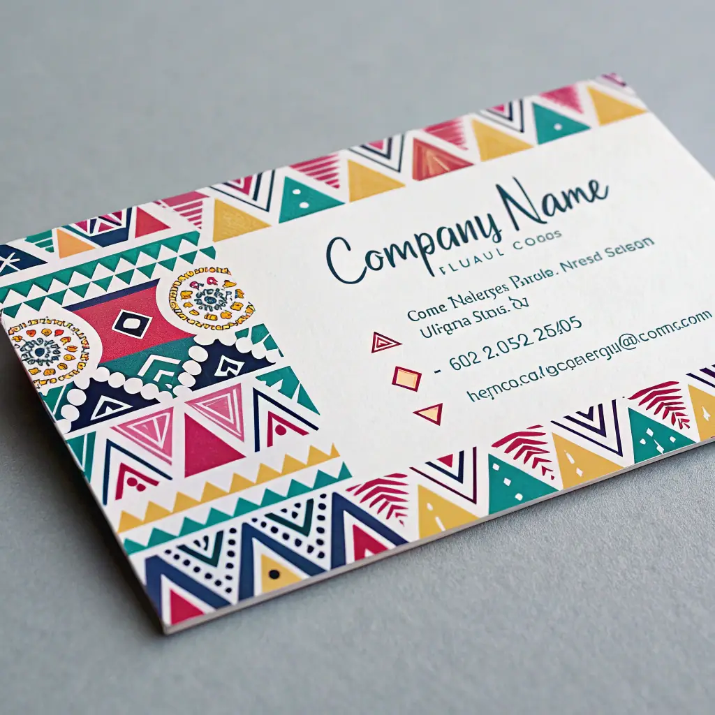 Modern Geometric Card