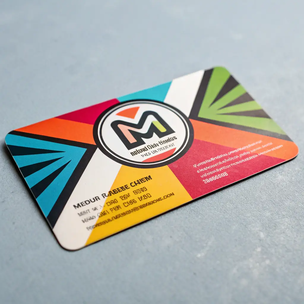 Corporate Blue and Silver Card